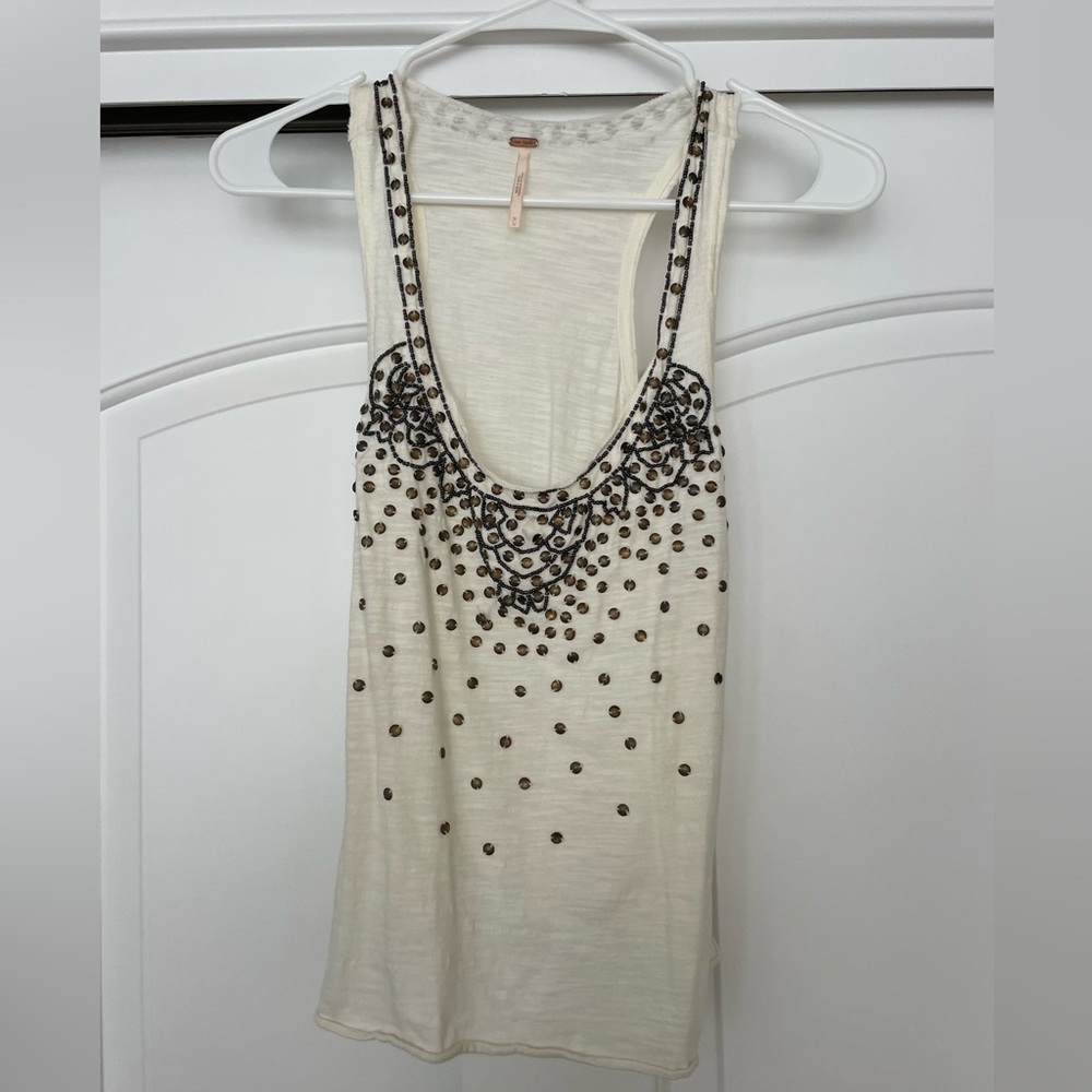 Free People Beaded Tank